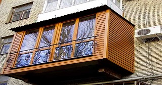 Внешняя отделка балкона Лесной цена от 1037 руб. м/2.